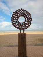 Unieke tuinbeelden, handgemaakt, Tuin en Terras, Ophalen of Verzenden, Nieuw, Metaal, Abstract beeld