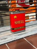 Oud SHELL olie blik, Verzamelen, Ophalen of Verzenden, Gebruikt, Gebruiksvoorwerp