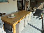 Tafel uittrekbaar tot 360, Ophalen, Gebruikt, 200 cm of meer, 50 tot 100 cm
