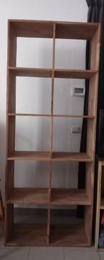 Stevige houten kast (voor LP's,...), Ophalen, Zo goed als nieuw