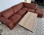 Canapé d’angle marron, Maison & Meubles, Canapés | Salons, Enlèvement, Utilisé, Tissus
