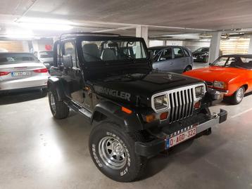 Wrangler 2.5 benzine 1992 oldtimer 5 zitp nooit mee gecrost beschikbaar voor biedingen