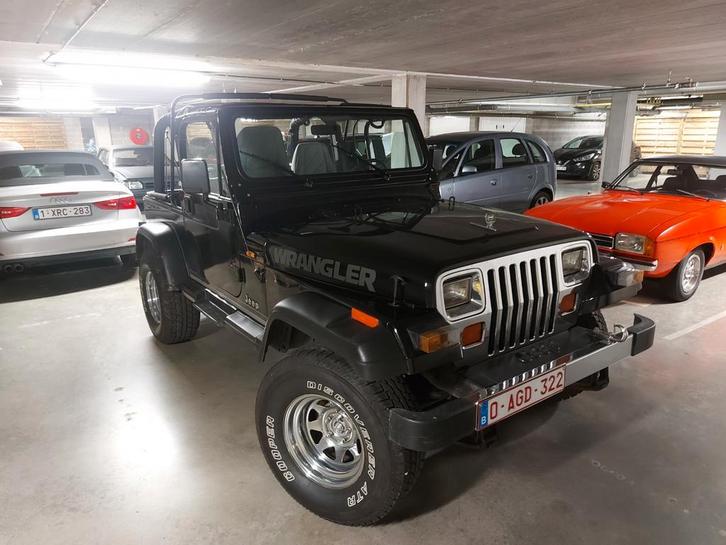 Wrangler 2.5 benzine 1992 oldtimer 5 zitp nooit mee gecrost, Auto's, Jeep, Particulier, Wrangler, Trekhaak, Benzine, Ophalen