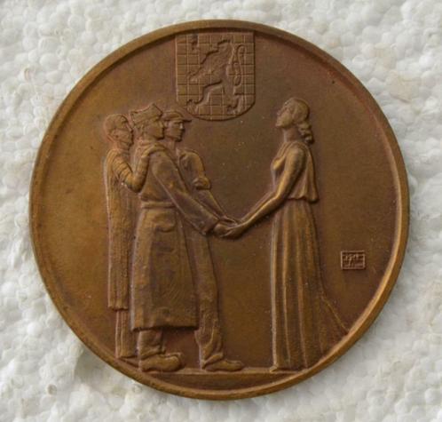 Medaille, Penning, Jemeppe S/M 1940, Reccon. a s Combattants, Collections, Objets militaires | Général, Armée de terre, Enlèvement ou Envoi