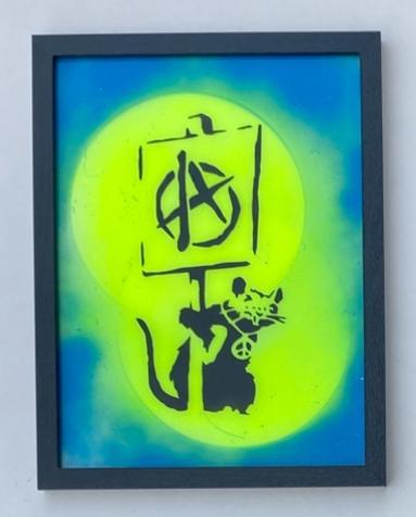 Bubble: uniek werk met kunstenaarscertificaat, Antiek en Kunst, Kunst | Litho's en Zeefdrukken, Ophalen of Verzenden