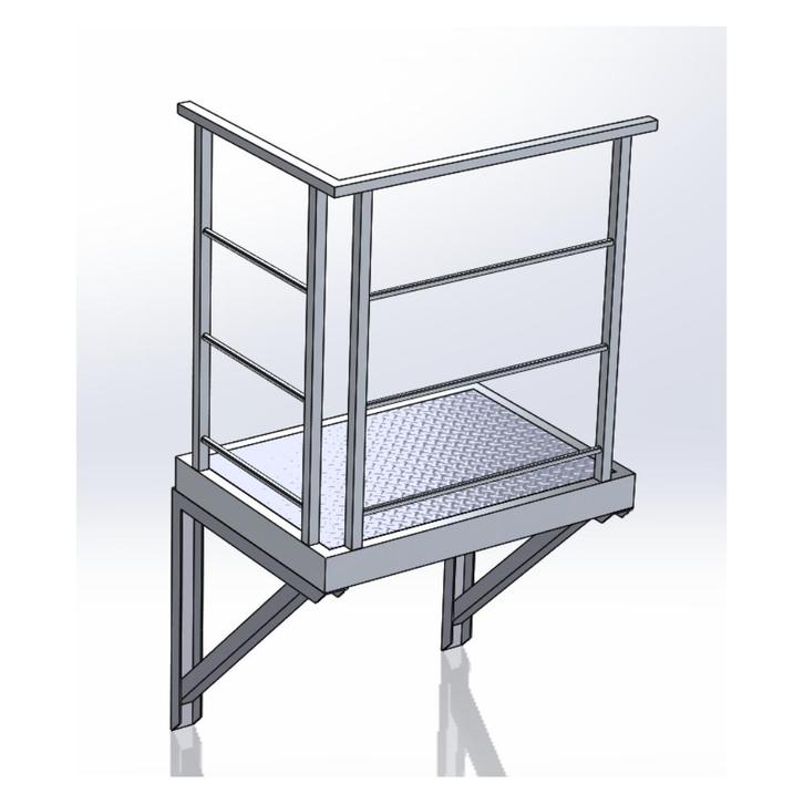 Bordes brandladder - Werkplatform, Bricolage & Construction, Bricolage & Rénovation Autre, Neuf, Enlèvement ou Envoi