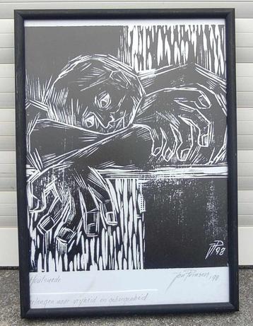 lithographie signe jan prinsen beschikbaar voor biedingen