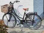 Dames fiets Oxford versnellingen, mat zwart met rieten mand., Fietsen en Brommers, Ophalen, Zo goed als nieuw, Oxford, 50 tot 53 cm