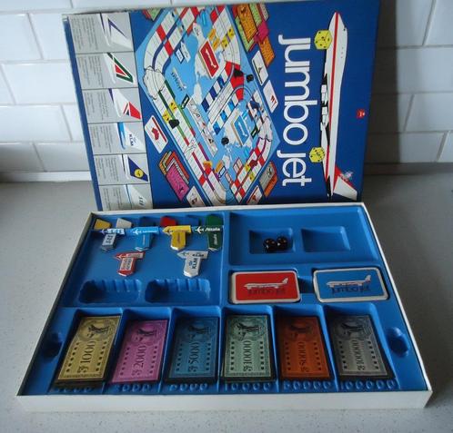 Vintage "Jumbo Jet" van Jumbo anno 1975 in goede staat !, Hobby en Vrije tijd, Gezelschapsspellen | Bordspellen, Gebruikt, Een of twee spelers