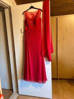 Rode lange feestjurk MARFIL maat 38, Maat 38/40 (M), Galajurk, Marfil, Ophalen of Verzenden