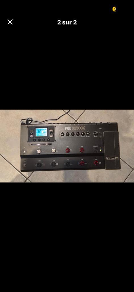 Processeur de guitare - Multi effets : line 6 POD HD500X, Musique & Instruments, Instruments | Accessoires, Comme neuf, Guitare électrique