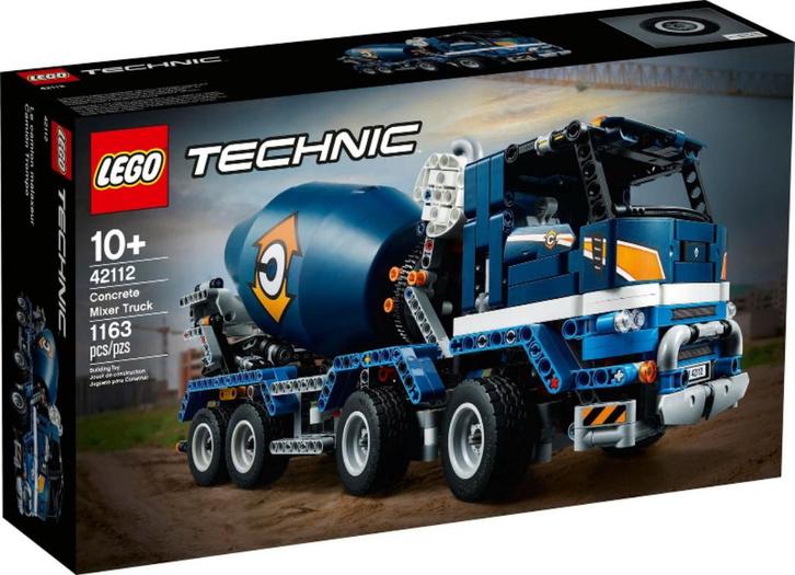 LEGO 42112 Concrete Mixer Truck (inclusief boekjes en doos), Kinderen en Baby's, Speelgoed | Duplo en Lego, Nieuw, Lego, Complete set