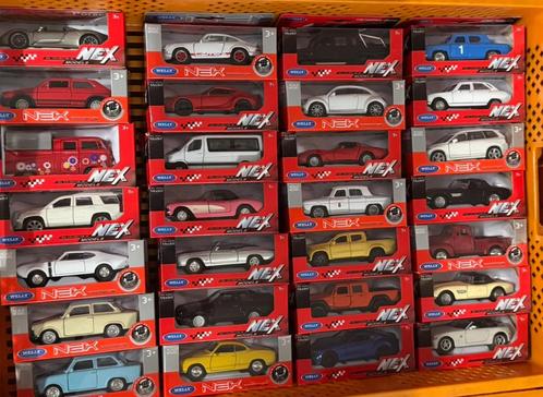 NIEUW ! Lot 1 van 50 stuks Welly Nex auto’s, Hobby en Vrije tijd, Modelauto's | 1:43, Nieuw, Auto, Ophalen