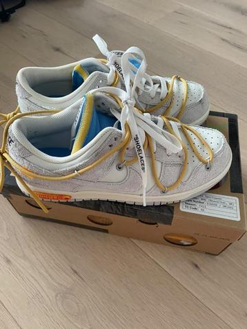 Nike x Off-White Dunk Low Lot 34/50 – Maat 42 – Topstaat  beschikbaar voor biedingen
