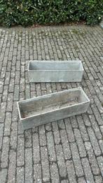 2 bloembakken 15 cm * 50 cm, Ophalen, Zo goed als nieuw