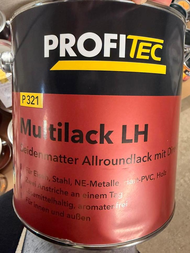 Profitec witte grond- en eindlak in 1/multilak 2,5liter, Doe-het-zelf en Bouw, Verf, Beits en Lak, Nieuw, Lak, Wit, Ophalen of Verzenden