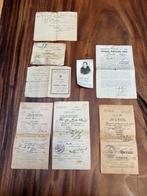 Lot dicuments Soldats Belge, Collections, Enlèvement ou Envoi