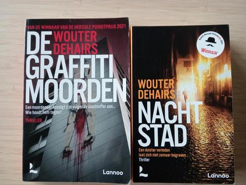 Wouter Dehairs De graffiti moorden en Nachtstad, Boeken, Thrillers, Gelezen, Ophalen