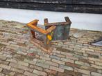oude gietijzeren machinepoten, Hoog 37 cm, Antiek en Kunst, Ophalen