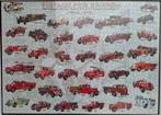 Puzzle complet 1000 pièces Camions de pompiers vintage, Enlèvement ou Envoi