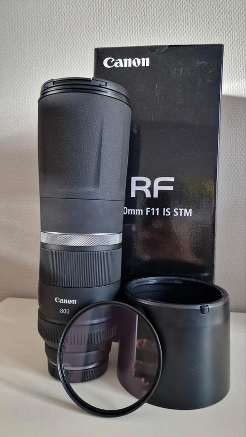 Canon RF 800 mm f/11 IS STM, TV, Hi-fi & Vidéo, Photo | Lentilles & Objectifs, Comme neuf, Enlèvement