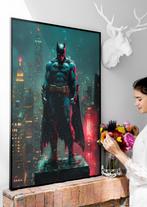 Uniek XXL Glasschilderij | Gothams Guardian  - 6 sizes, Huis en Inrichting, Oorspronkelijke maker, Verzenden, Nieuw, 125 cm of meer