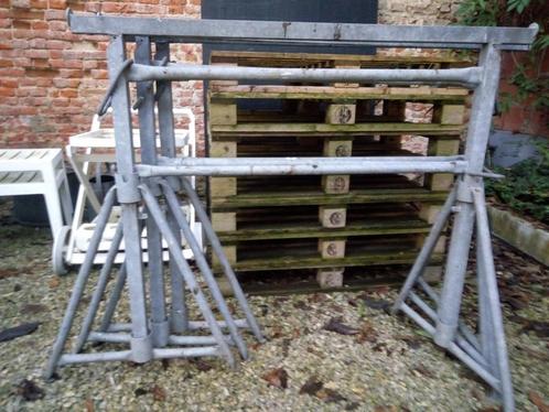 Metserschragen 3 stuks, Doe-het-zelf en Bouw, Steigers, Zo goed als nieuw, Overige typen, Minder dan 2 meter, Ophalen