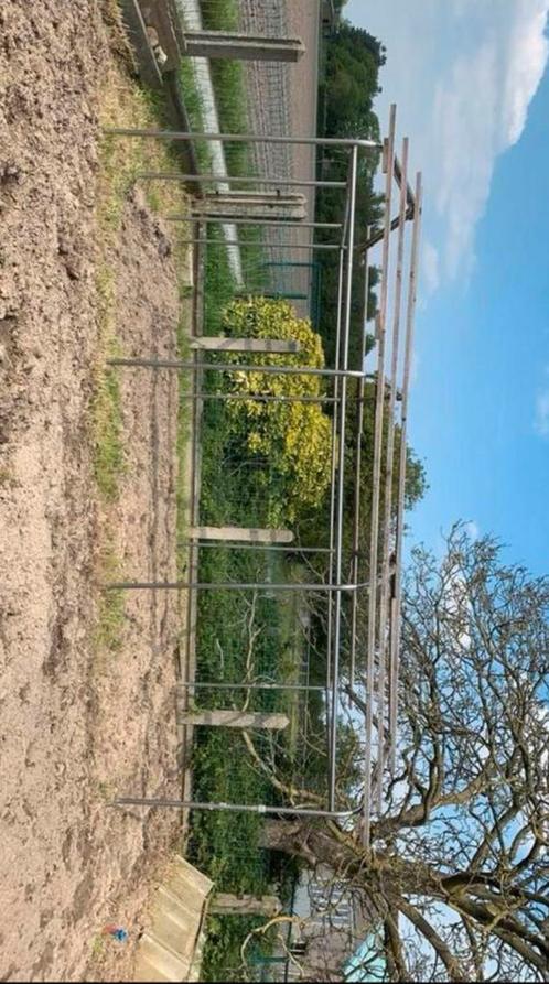 Constructie staal overkapping tuinhuis 14 m2, Tuin en Terras, Overkappingen, Ophalen