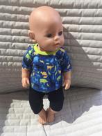 Babyborn: koopje 20:  Nieuwe blauwe T-shirt + zwart broekje, Ophalen of Verzenden, Nieuw, Babypop
