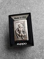 Zippo - Smoking Woman Emblem, Ophalen of Verzenden, Gebruikt, Aansteker