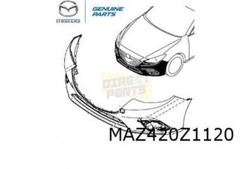 Mazda 3 (-1/17) voorbumper (bij koplampsproeiers) (te spuite