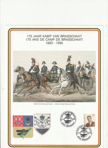 Herdenkingskaart 175 jaar Kamp Brasschaat beschikbaar voor biedingen