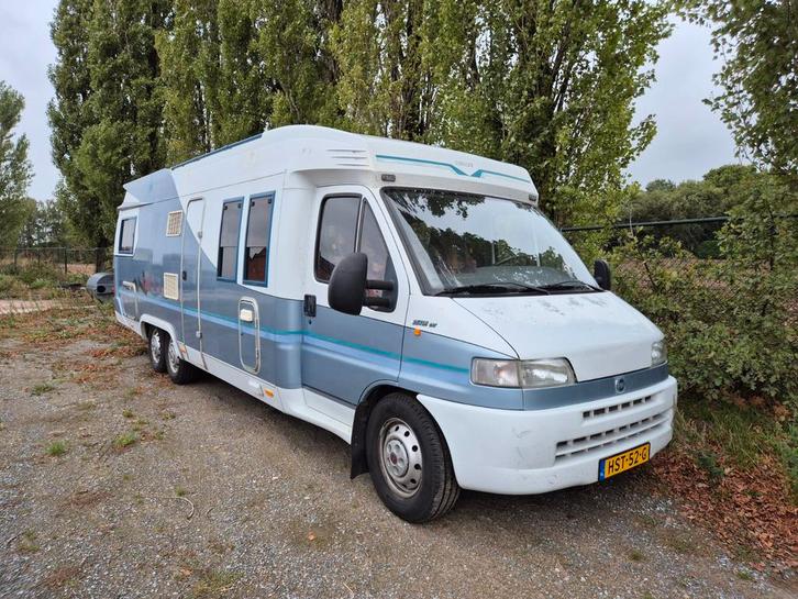 Fiat Hobby  Rijbewijs B, Caravans en Kamperen, Mobilhomes, Particulier, tot en met 4, Alkoof, Fiat, Fiat, Diesel, Handgeschakeld