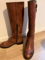 Leren hoge laarzen, camel kleur maat 38, Enlèvement, Porté, Bottes hautes