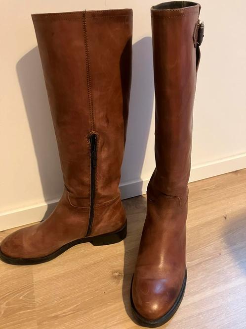 Leren hoge laarzen, camel kleur maat 38, Vêtements | Femmes, Chaussures, Porté, Bottes hautes, Enlèvement