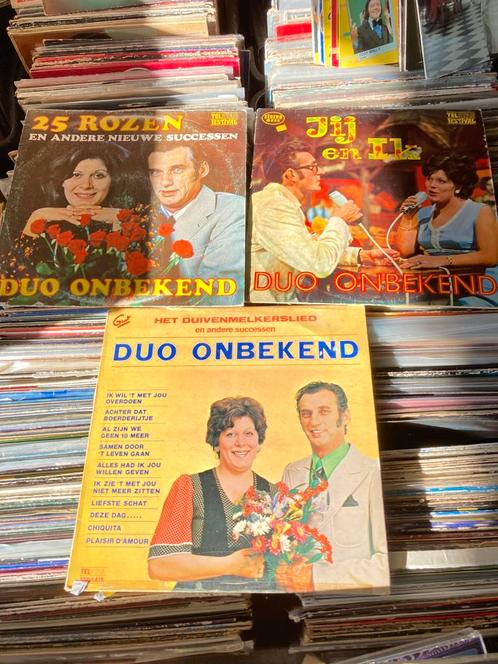 DUO ONBEKEND/ Lotje van 5 Lp’s, Cd's en Dvd's, Vinyl | Nederlandstalig, Ophalen of Verzenden