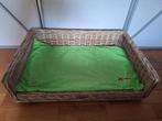 Rattan rieten hondenmand met kussen, Dieren en Toebehoren, Hondenmanden, Ophalen, Zo goed als nieuw, Riet