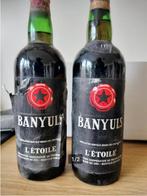 2 Flessen Banyuls l'Etoile Grand Cru 1977, Ophalen of Verzenden