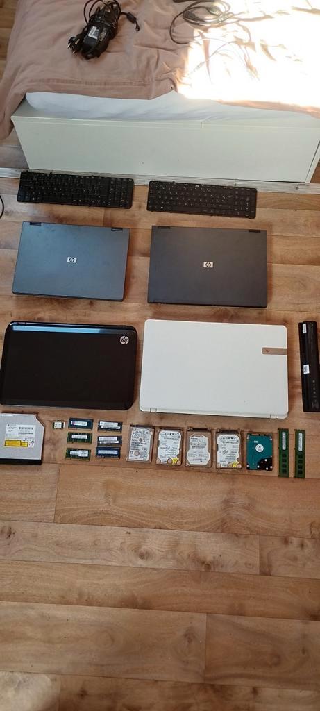 Lot 4 pc portable HP et Packard Bell pour pc, Informatique & Logiciels, Chromebooks, Comme neuf, Enlèvement