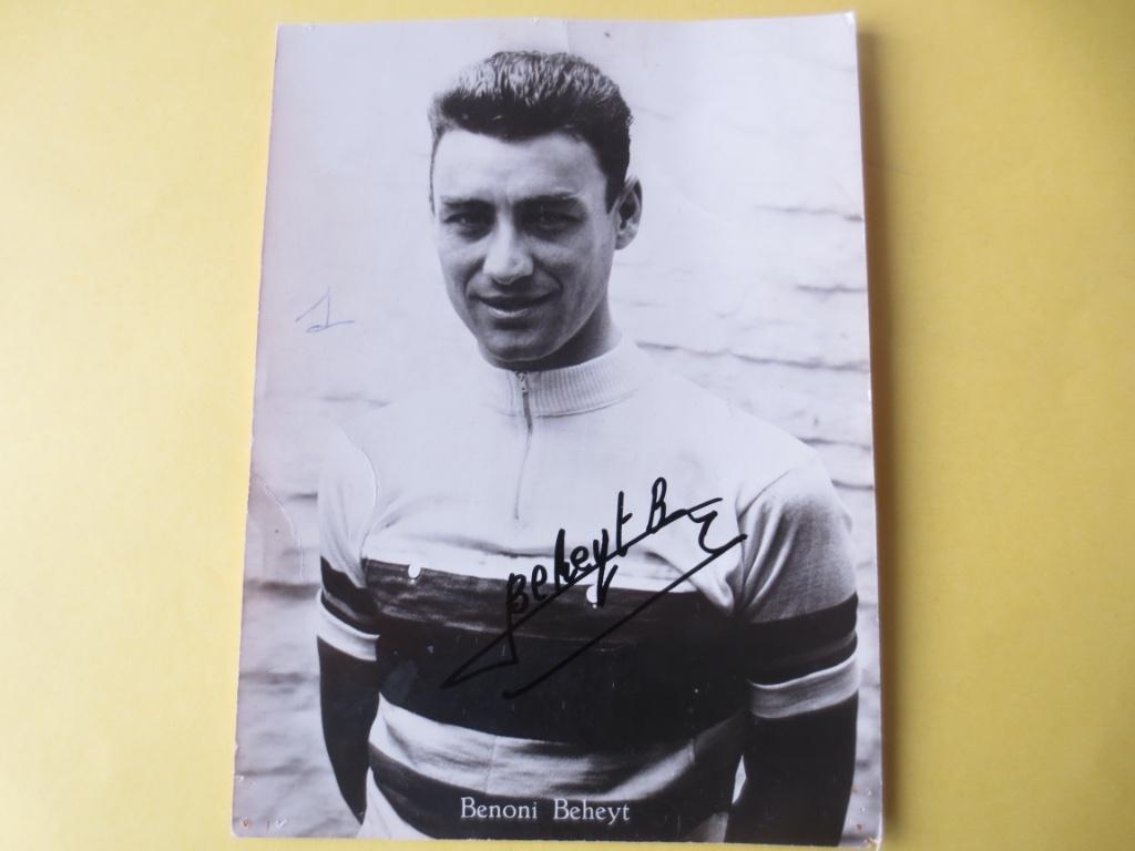 wielerkaart 1964 team groene leeuw wk  benoni beheyt signe, Envoi, Comme neuf