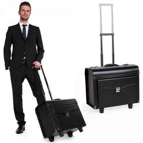 Pilotenkoffer, Handtassen en Accessoires, Koffers, Zo goed als nieuw, Wieltjes, Ophalen