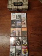 Lot de k7 audio avec une boite vintage, Ophalen