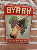 Blikken briefhouder uit 1950 BYRRH VIN QUINQUINA, Ophalen of Verzenden, Gebruikt, Reclamebord