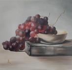 Schilderij: "DRUIVEN"., Antiek en Kunst, Kunst | Schilderijen | Modern, Ophalen of Verzenden