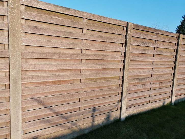 GEZOCHT : planken hardhout van schutting : !! zeker lezen !!, Tuin en Terras, Tuinschermen, Gebruikt, Hout, 150 tot 200 cm, Ophalen