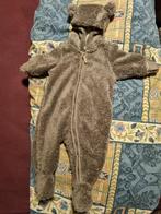 Baby jumpsuit "Teddy" 62 // 2-4 mnd taupe H&M Tiret, Kinderen en Baby's, Babykleding | Maat 62, Gebruikt, Ophalen of Verzenden