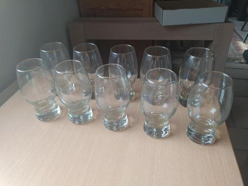10 stevige glazen (Ideaal voor een feestje), Verzamelen, Glas en Drinkglazen, Gebruikt, Ophalen of Verzenden