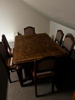 Eiken tafel en stoelen, Huis en Inrichting, Ophalen