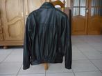 Magnifique blouson de cuir noir Taille 48/50, Enlèvement, Neuf, Taille 48/50 (M), Noir