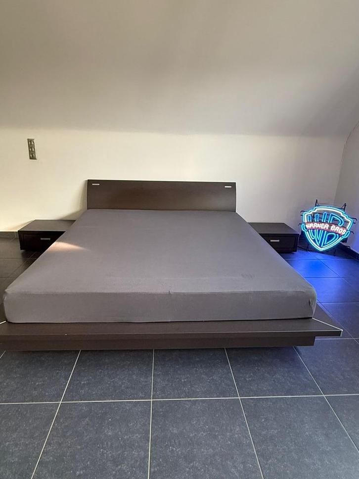 2 persoonsbed, Huis en Inrichting, Slaapkamer | Bedden, Gebruikt, Tweepersoons, Ophalen